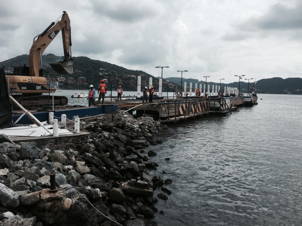 muelle en rehabilitacion