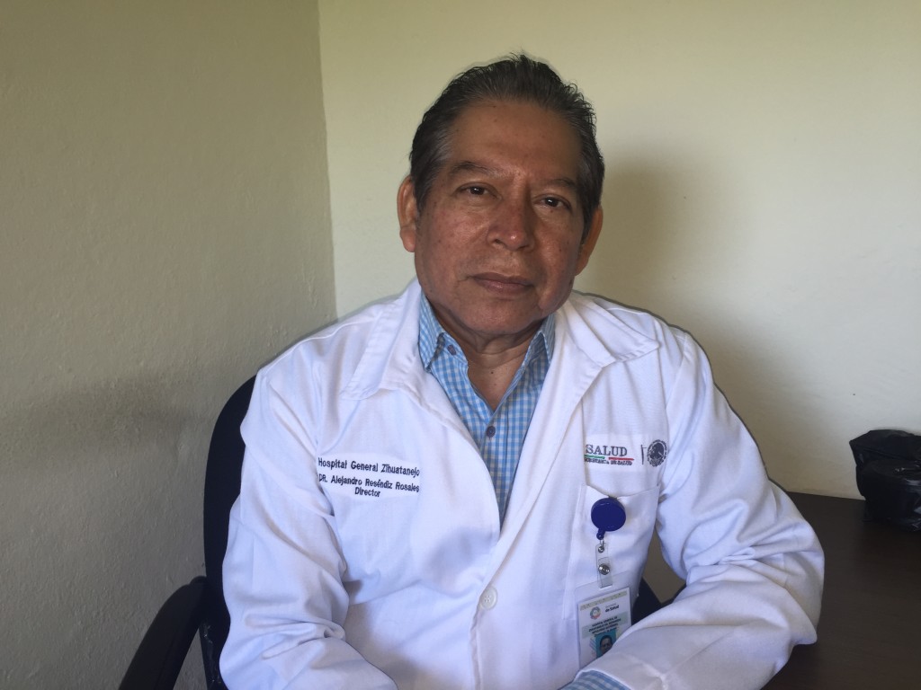 Dr Alejandro Reséndiz director del hospital general