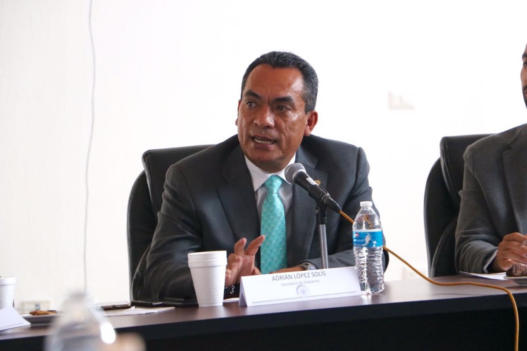 Adrian Lopez secretario de gobierno de michoacan