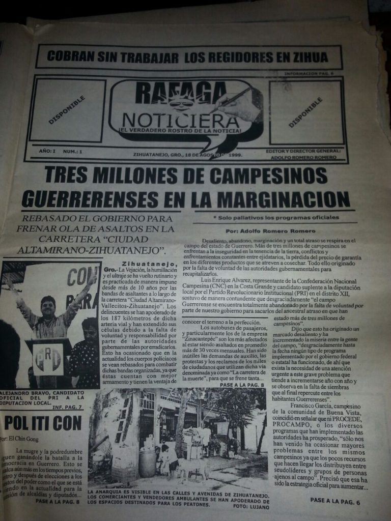 rafaga en 1999