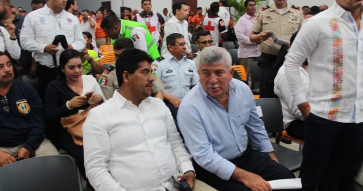 Presidente Crescencio Reyes Torres acude a Reunión Nacional de Protección Civil para la Temporada de Lluvias y Ciclones Tropicales 2019
