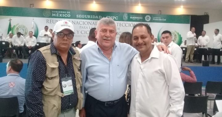ASISTE ESTEBAN CÁRDENAS A REUNIÓN NACIONAL DE PROTECCIÓN CIVIL POR LA TEMPORADA DE LLUVIAS Y CICLONES TROPICALES.