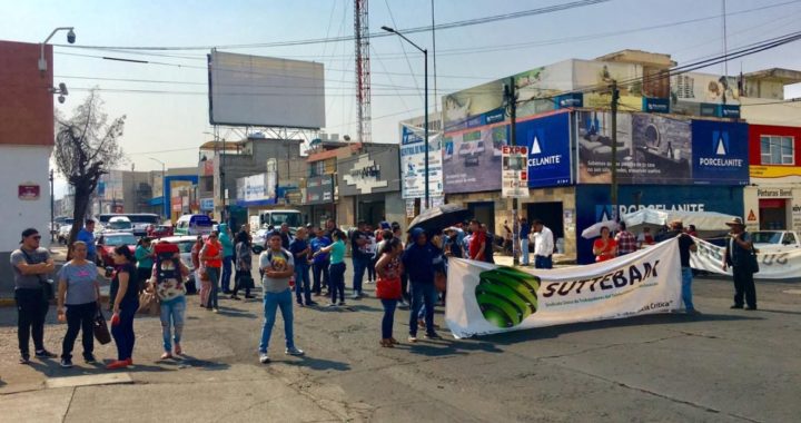 Por falta de atención Suttebam bloquea avenida Lázaro Cárdenas
