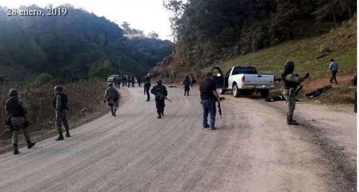 Fiscalía de Guerrero investiga enfrentamiento entre civiles armados en la comunidad de Vallecitos de Zaragoza, municipio de Zihuatanejo.