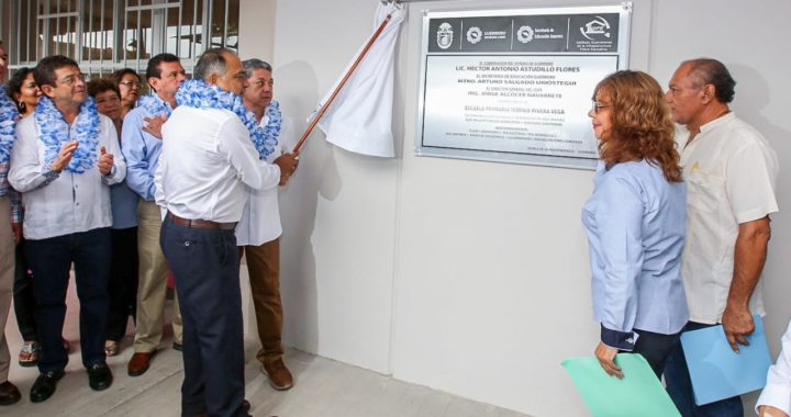 INAUGURA HAF EDIFICIO EN LA PRIMARIA «TEÓFILO RIVERA VEGA» DE IGUALA; SE INVIERTEN MÁS DE 10 MDP