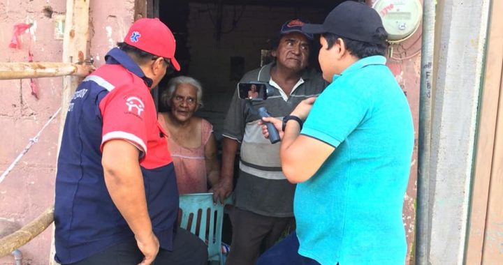 Reubican a personas en alto riesgo que tenían sus viviendas en el margen del Río en Petatlan