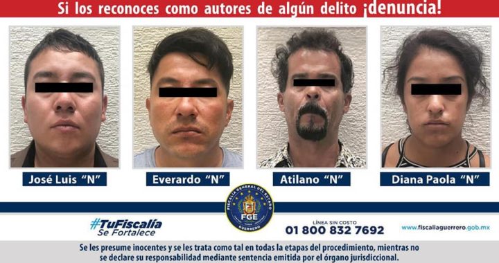 Capturan a banda de secuestradores y liberan víctima menor de edad