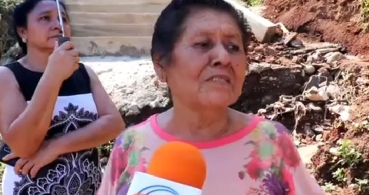 Piden vecinos conclusión y ampliación de andador en la colonia Zapata de Tecpan 