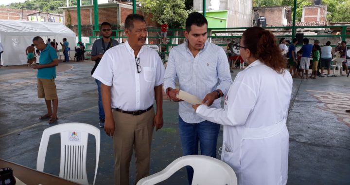 Encabeza Yasir Deloya Díaz brigada médico asistencial con la Sedena y el gobierno del estado en Tetitlán 