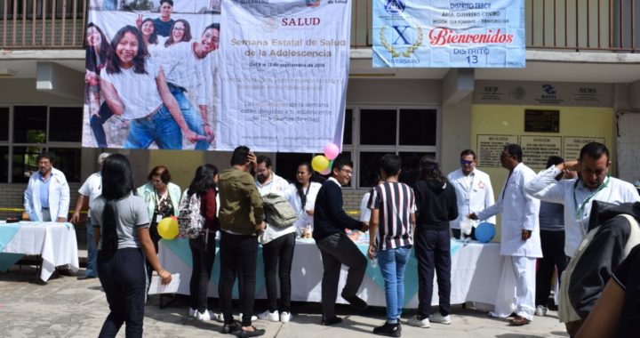 SE LLEVA A CABO LA SEMANA ESTATAL DE LA SALUD DE LA ADOLESCENCIA