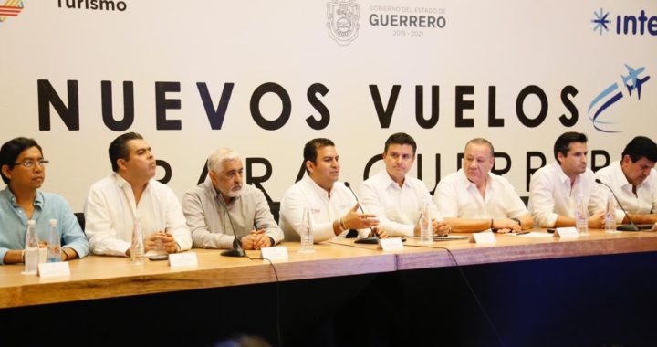 Alcalde Jorge Sánchez Allec agradece apoyo de Astudillo Flores para reanudación de vuelo de Interjet