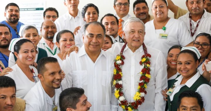 «CELEBRO QUE TENGAN UN BUEN GOBERNADOR COMO HÉCTOR ASTUDILLO»: LÓPEZ OBRADOR