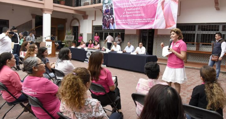 SE FORTALECEN ACCIONES DE PREVENCIÓN DE CÁNCER; EN MARCHA LA CARAVANA ROSA EN CHILPANCINGO