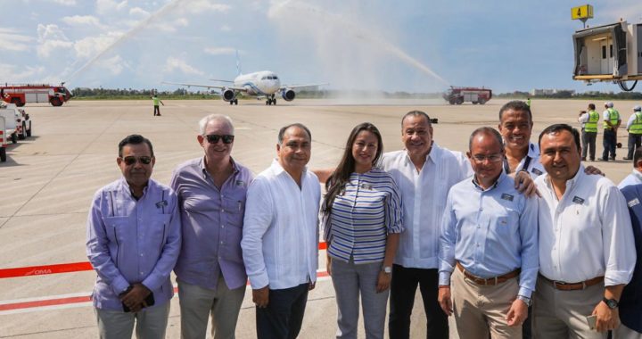 CRECE LA CONECTIVIDAD AÉREA HACIA DESTINOS TURÍSTICOS DE GUERRERO; LLEGÓ HOY EL VUELO DIRECTO CANCÚN-ACAPULCO