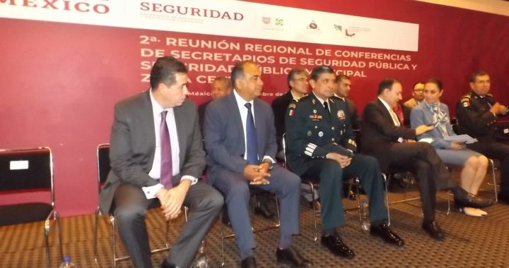 ASISTE HÉCTOR ASTUDILLO A LA SEGUNDA REUNIÓN DE CONFERENCIAS NACIONALES ZONA CENTRO DE SECRETARIOS DE SEGURIDAD