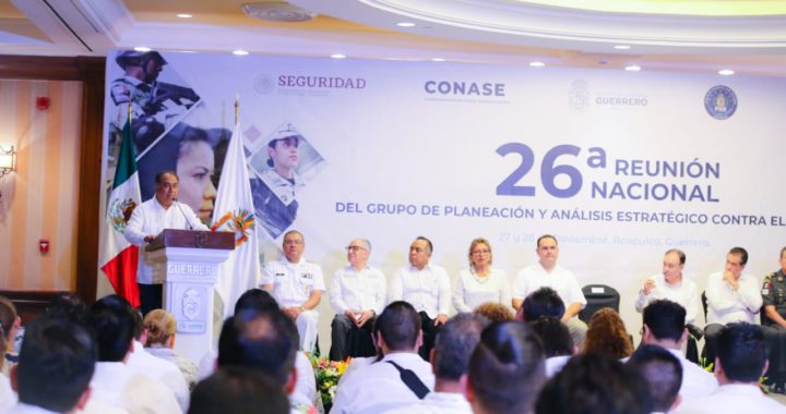 GUERRERO CON LOS MAYORES LOGROS EN EL COMBATE A DELITOS; RECONOCE EL TITULAR DE LA SSYPC, ALFONSO DURAZO, EL TRABAJO DEL GOBERNADOR ASTUDILLO