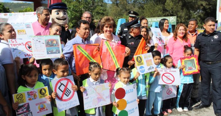 PROMUEVE DIF GUERRERO, SALUD ESTATAL Y SSP EDUCACIÓN VIAL ENTRE ALUMNOS DE PREESCOLAR EN CHILPANCINGO