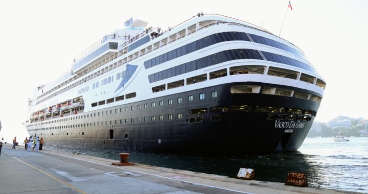 CON MÁS DE MIL 400 PERSONAS A BORDO ARRIBÓ A ESTE PUERTO EL CRUCERO VASCO DA GAMA