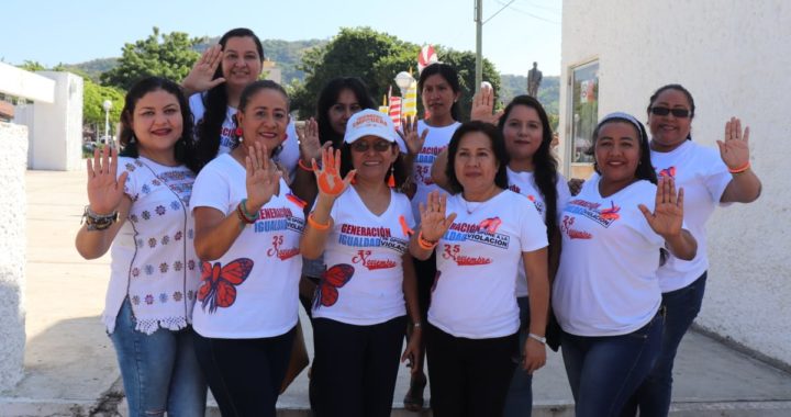 Con actividades diversas culminan 16 días de acciones por los derechos de las mujeres en Tecpan 