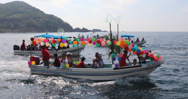 Celebran con recorridos en lanchas  en Puerto Vicente Guerrero el Día de San Andrés Pescador
