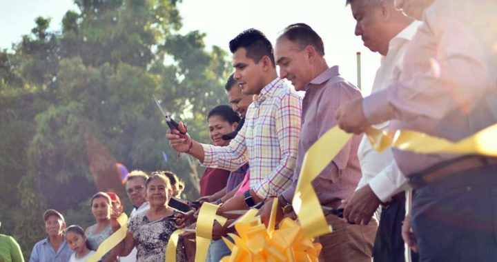Entrega Yasir agua potable y rehabilitación de tanque de almacenamiento en la Providencia 