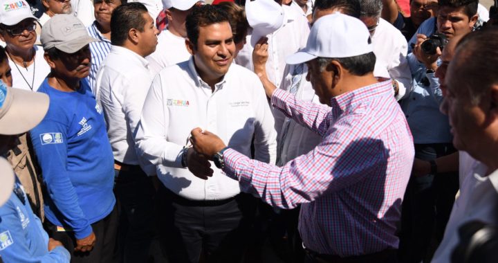 Alcalde JSA recibe a gobernador HAF con más acciones de apoyo para Zihuatanejo