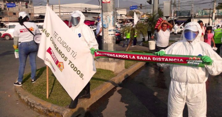 POR TERCER DÍA CONSECUTIVO BRIGADAS DE CONCIENTIZACIÓN DE COVID-19 REALIZAN RECORRIDOS POR CALLES DE ACAPULCO