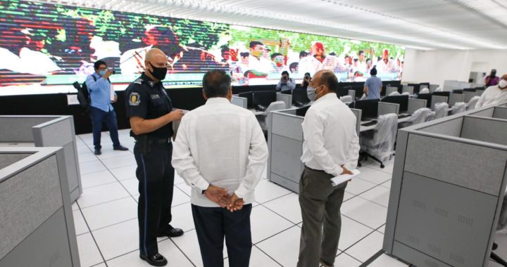 SUPERVISA EL GOBERNADOR ASTUDILLO LOS AVANCES EN EL C5 DE ACAPULCO