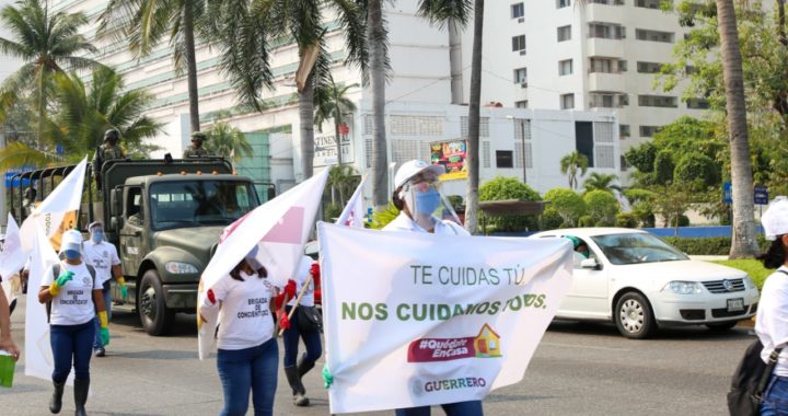 INICIA EN ACAPULCO CAMPAÑA PARA CONCIENTIZAR A LA POBLACIÓN SOBRE EL COVID-19 EINSISTIR QUE OBEDEZCA LAS MEDIDAS IMPLEMENTADAS