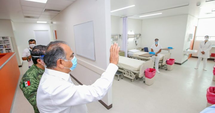 PONEN EN MARCHA HOSPITAL COVID-19 EN CHILAPA