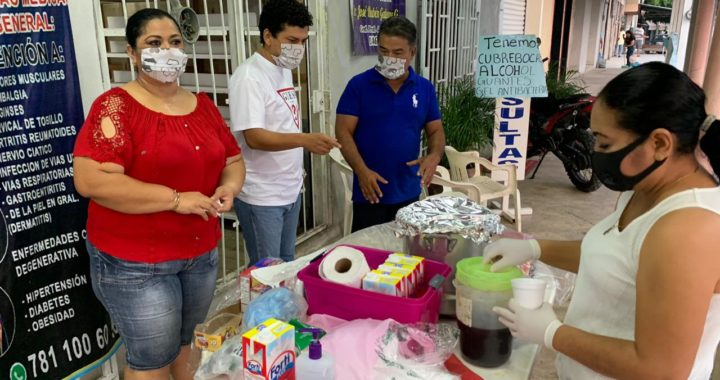 Apoyan con desayunos calientes a familias de bajos recursos económicos de San Jerónimo 