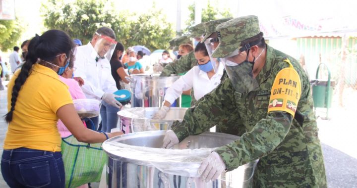 COMIENZAN A DOTAR DE ALIMENTOS A LA POBLACIÓN COMEDORES COMUNITARIOS INSTALADOS EN CHILPANCINGO, ACAPULCO, TLAPA Y ZIHUATANEJO