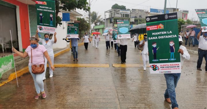 LO QUE NOS IMPORTA ES QUE NO HAYA MÁS CONTAGIOS EN GUERRERO, POR ESO INTENSIFICAMOS LA SANITIZACIÓN