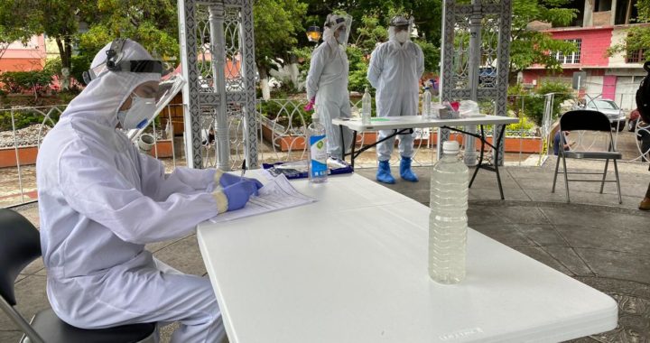 INSTALAN SEIS MÓDULOS PARA PRUEBAS COVID GRATUITAS EN CHILPANCINGO