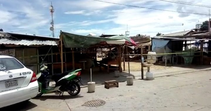 Ante aumento de casos de COVID-19, ahora cierran mercado viejo en Coyuca de Benítez 