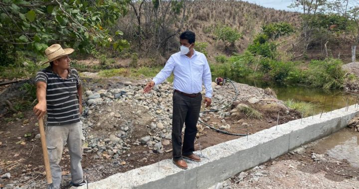 Con obras de infraestructura, alcalde Crescencio Reyes previene que comunidades de La Unión queden incomunicadas durante las lluvias