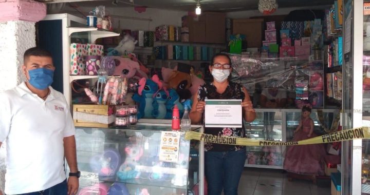 Gobierno municipal y comerciantes intensifican medidas de prevención ante COVID-19