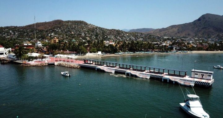 TODO LISTO PARA QUE EL MUELLE DE ZIHUATANEJO COMIENCE A OPERAR