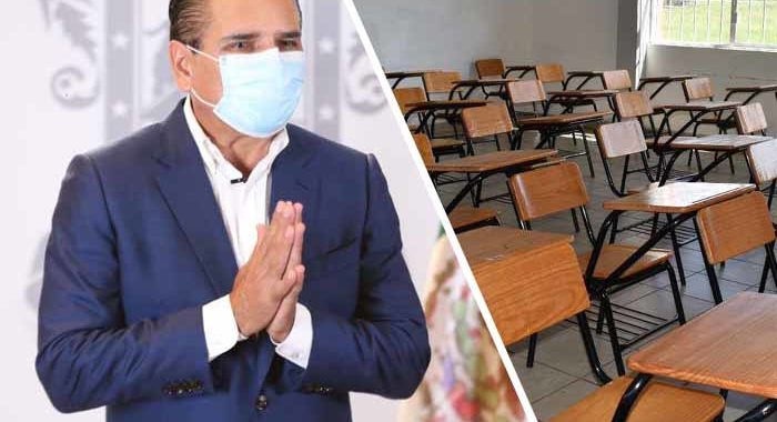 Hasta enero de 2021, regreso a las escuelas en Michoacán: Silvano
