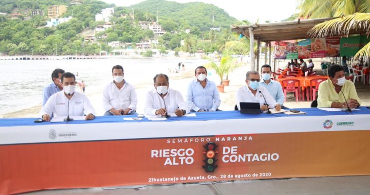 ANUNCIA HÉCTOR ASTUDILLO QUE EL PRÓXIMO LUNES, GUERRERO PASARÁ A SEMÁFORO AMARILLO