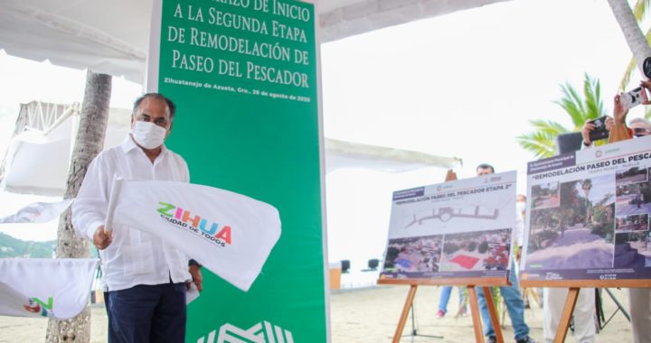 MÁS Y MEJORES OBRAS PARA FORTALECER LA INFRAESTRUCTURA URBANA DE ZIHUATANEJO: HÉCTOR ASTUDILLO