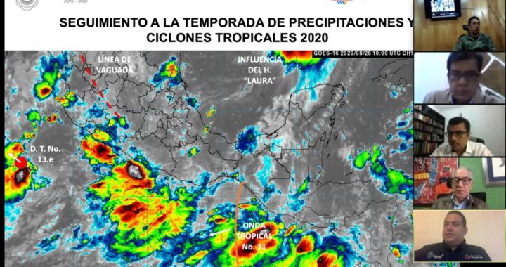 PIDE ASTUDILLO A INTEGRANTES DE LA MESA DE COORDINACIÓN PARA LA CONSTRUCCIÓN DE LA PAZ Y AYUNTAMIENTOS ESTAR ATENTOS ANTE PRESENCIA DE LLUVIAS EN GUERRERO