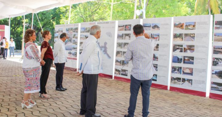SUPERVISAN HÉCTOR ASTUDILLO Y EL PRESIDENTE ANDRÉS MANUEL REHABILITACIÓN DEL PARQUE PAPAGAYO