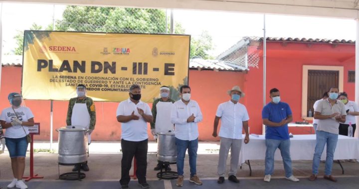 Instalan Comedor Comunitario en El Coacoyul tras afectaciones de tormenta Hernán