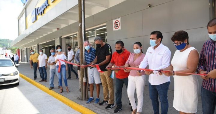 Lista la avenida Morelos, se construyó en tiempo record