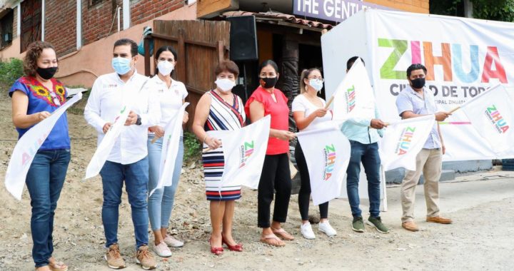 Una obra más para los zankas por parte del gobierno que preside Jorge Sánchez en la colonia Darío Galeana