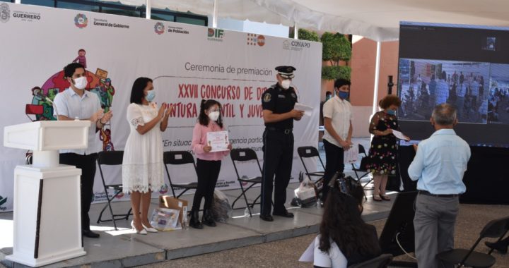 RECONOCE Y FELICITA LA PRESIDENTA DEL DIF GUERRERO, MERCEDES CALVO, A GANADORES DEL   XXVII CONCURSO DE DIBUJO Y PINTURA INFANTIL Y JUVENIL 2020