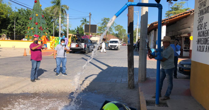Más de 3 mil 500 personas ya tienen agua potable en cabecera municipal de La Unión
