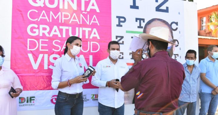 350 personas se benefician con campaña de Salud Visual gratuita por parte de presidente Jorge Sánchez Allec