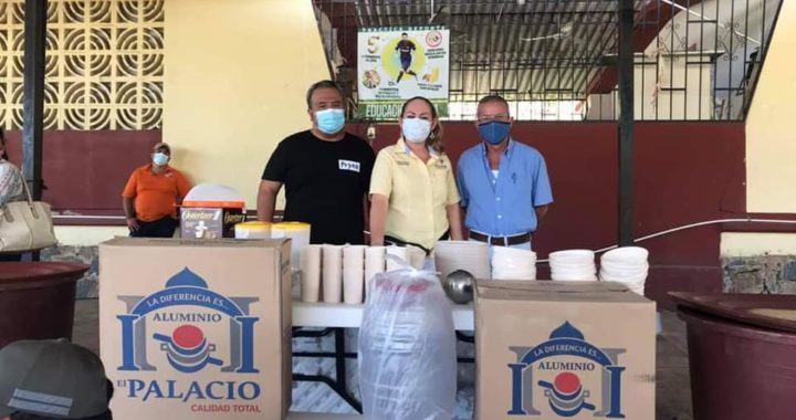 Beneficiados los niños de La Unión con equipamiento para comedores escolares